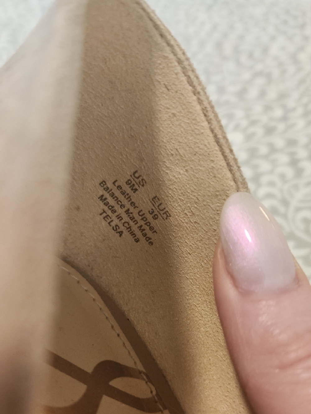 Sam Edelman Taupe Suede Pointed Toe D'Orsay Pumps - Picture 2 of 5